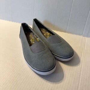 Daniel Green Light Blue Cotton Slip On Driving Shoe Sneaker Womens 8.5